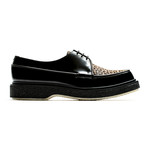 Curt Lace Up Derby // Black + Leopard (Euro: 39)
