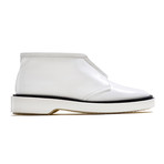 Stacy Zipper Low Boots // White (Euro: 42)