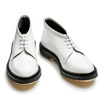 Carroll Lace Up Dessert Boots // White (Euro: 45)