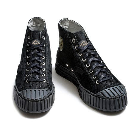 Moses High Lace Up Sneakers // Black (Euro: 39)