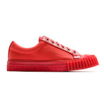 Cedrick Low Lace Up Sneakers // Red (Euro: 44)