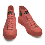 Virgilio High Lace Up Sneakers // Red (Euro: 40)
