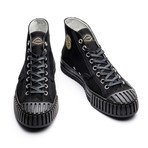 Porfirio High Lace Up Sneakers // Black (Euro: 39)