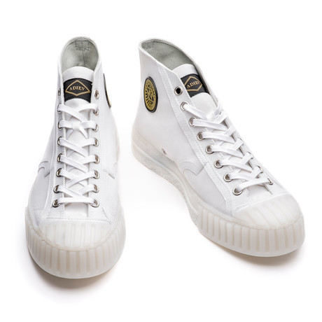 Kendall High Lace Up Sneakers // White (Euro: 39)