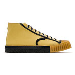 Shelton High Lace Up Sneakers // Mustard + Black (Euro: 39)