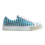 Austin Low Lace Up Sneakers // Vichy Blue (Euro: 39)