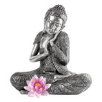 Zen Buddha And Lotus