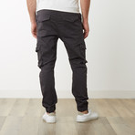 Cargo Twill Joggers // Charcoal (S)
