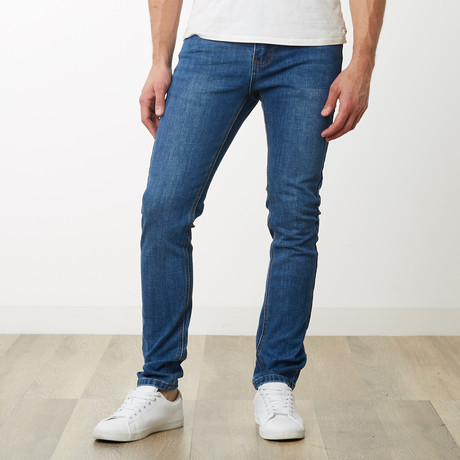 Victor Skinny Jeans // Classic Blue (30WX32L)