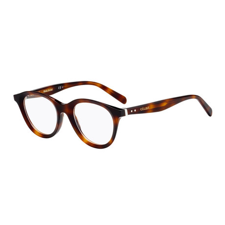 Céline // Gretchen Acetate Eyeglass Frames // Dark Havana