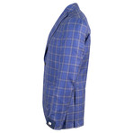 Pal Zileri Sartoriale Blue Label // Cashmere 2 Button Sport Coat // Blue + Free Kiton Pocket Square (Euro: 46)