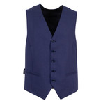 Pal Zileri // Wool 2 Button 3 Piece Suit // Navy Blue (Euro: 50)