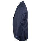 Pal Zileri // Striped Wool 2 Button Three Piece Suit // Blue (Euro: 48)