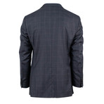 Pal Zileri // Checkered Wool 2 Button Suit // Heather Gray (Euro: 48)