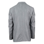 Pal Zileri // Solid Wool Blend 2 Button Suit // Gray (Euro: 54)