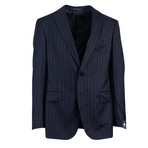 Pal Zileri // Wool Pick Stitch 2 Button Suit // Navy Blue (Euro: 54)