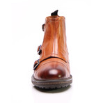 Kory Triple Monk Boot // Tobacco Antique (Euro: 40)