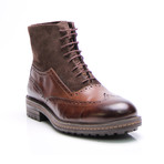 Drew Wing Cap Boot // Brown Antique (Euro: 45)