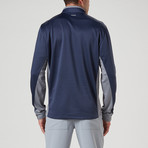 Axel Zip Mock // Navy Blazer (S)