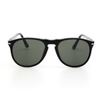 Persol Men's Iconic Sunglasses // Black + Gray (55mm)