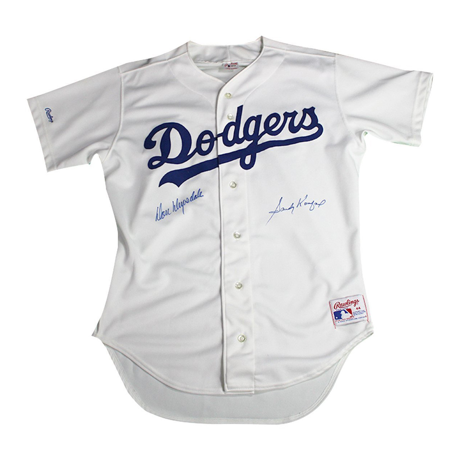 Signed LA Dodgers Jersey // Sandy Koufax + Don Drysdale - Steiner