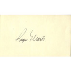 Signed Index Card // Roger Maris 