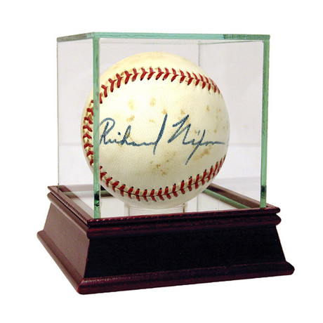 Signed Cronin Baseball // Richard Nixon