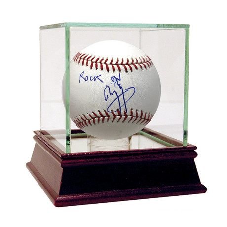 Signed Baseball + Inscription // Jimmy Page 