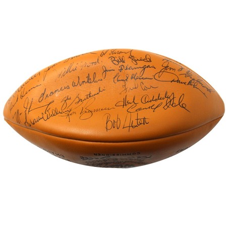 1968 Green Bay Packers Team Signed Football