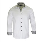 Ross True Modern-Fit Long-Sleeve Dress Shirt // White (2XL)