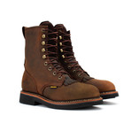 Lacer Work Boots // Crazy Horse Brown (US: 8.5)