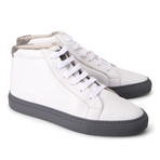 Charles Hi Top Fashion Sneaker // White (Euro: 42)