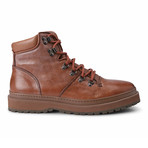 Edward Leather Combat Boot // Brown (Euro: 42)
