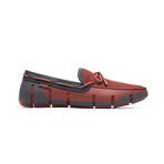 Stride Lace Loafer // Red Laquer + Dark Gray (US: 9)