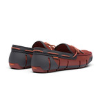 Stride Lace Loafer // Red Laquer + Dark Gray (US: 9)