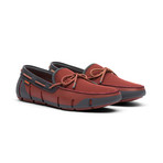 Stride Lace Loafer // Red Laquer + Dark Gray (US: 8)