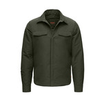 Motion Shirt Jacket // Forest Green (S)