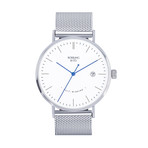 Rossling & Co. Classic Silver Mesh Automatic // RO-002-006