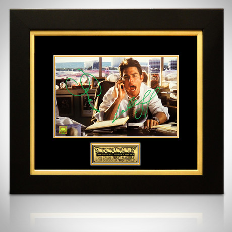 Jerry Maguire // Tom Cruise + Cuba Gooding Jr. Signed Photo // Custom Frame