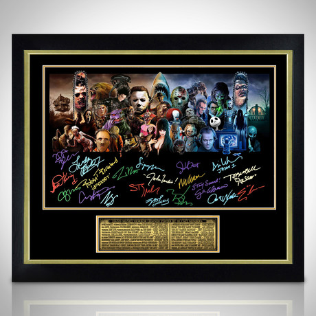 Movies Legends // Signed Poster // Custom Frame