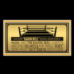 Raging Bull // Cast Signed Poster // Custom Frame