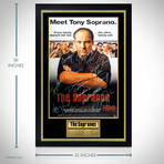 Sopranos // Cast Signed Poster // Custom Frame