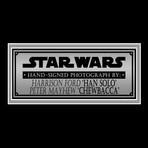 Star Wars Han Solo + Chewbacca // Harrison Ford + Peter Mayhew Signed Photo // Custom Frame