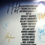 The Expendables 3 // Cast Signed Poster // Custom Frame