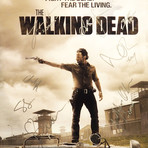 Walking Dead // Cast Signed Poster // Custom Frame