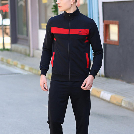 Harry Traksuit // Navy Red (S)