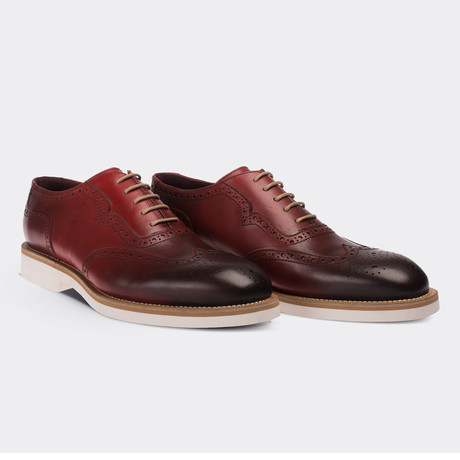 Jeff Casual Dress Shoes // Claret Red (Euro: 38)