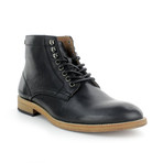 Ferreiro Plain Toe Leather Boot // Black (US: 10.5)