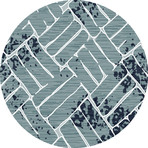 Titanium Collection // Aqua 1 (3'11" x 6'1")