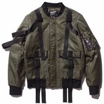 Oblivion Bomber Jacket // Army Green (L)